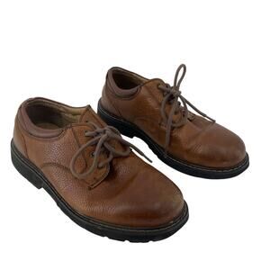 Dockers Shelter Men's Brown Leather Oxford Dress Shoes Size 8.5 Preowned